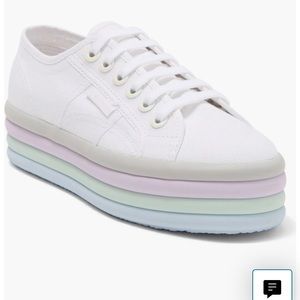 Women’s Superga candy platform sneakers size 39 (8)